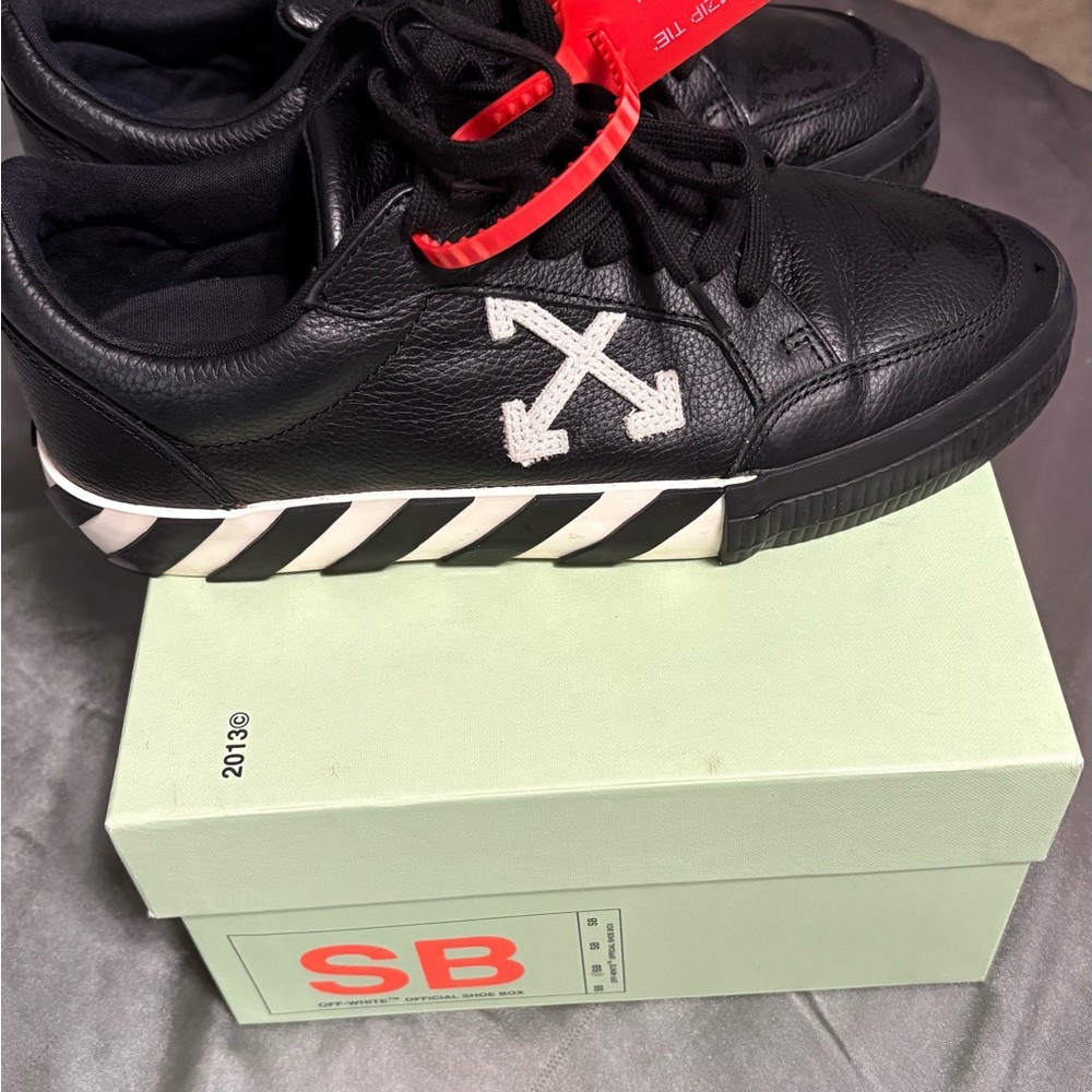 Off-White Black Sneakers with White Arrows